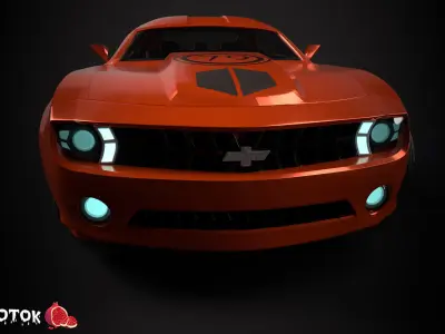 Chevrolet Camaro Free low-poly 3D model