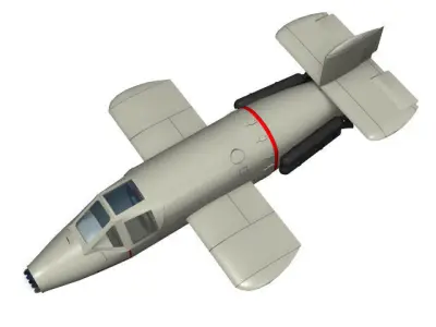 Ba349 Natter 3D model