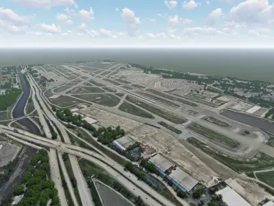 Palm Beach International Airport 3D model