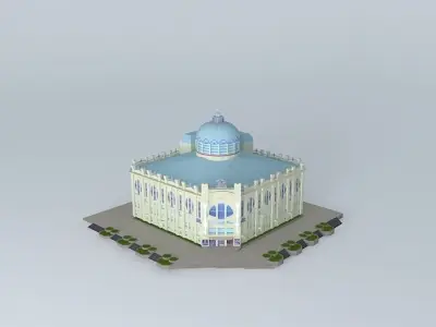 Samara Philharmonic Hall Free 3D model