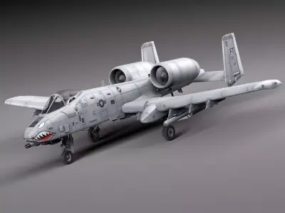 A-10 Thunderbolt Fairchild Republic 3D model