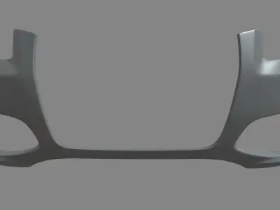 Front Bumper Audi A3 Low-poly 3D model