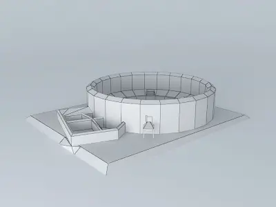 Bullring - Aranjuez 3D model