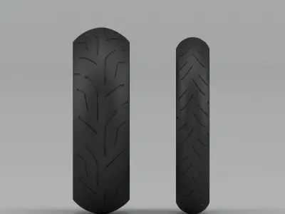 Bridgestone Battlax s20 Low-poly 3D model