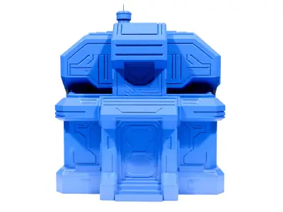 Sci-Fi House 3D print model