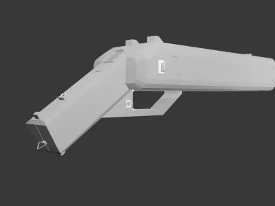 DX-12 Punisher Low-poly 3D model
