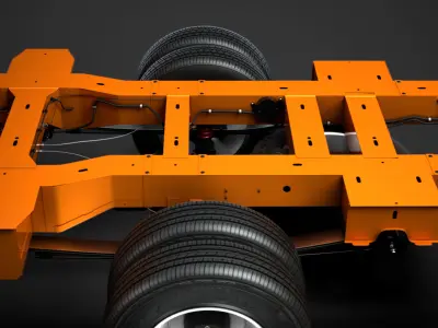 Renault Master CrewCab DW E20 Chassis 2014 3D model