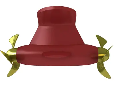 AZIMUTH THRUSTER PROPELLER 3D model