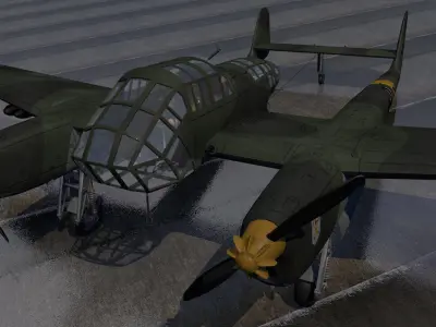 Focke-Wulf Fw-189A-1 3D model