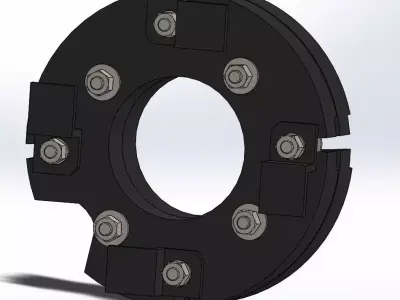 Landini tractor front wheel weight design Free 3D model