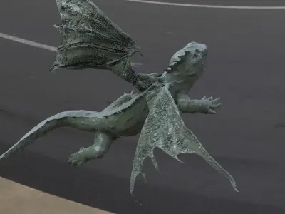 Dragon Baby gecko Dragon 3D model