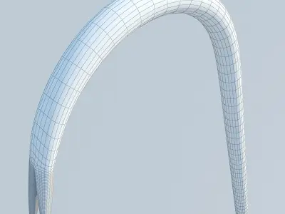 Crowbar fishing hook Free 3D model