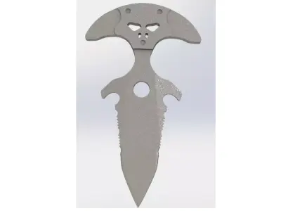 Push dagger 3D print model