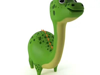 inflatable dinosaur1 3D model