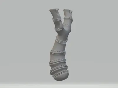 Bamboo Slingshot 3D Model 3D print model