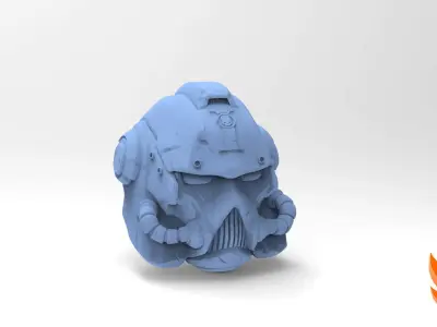 Spacemarine Helmet 3D model