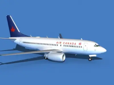 Boeing 737 MAX 7 Air Canada 3D model