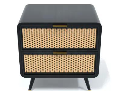 TOV Furniture Nightstand Low-poly 3D model