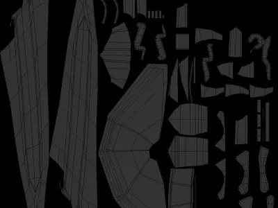 Black Dagger 3D model