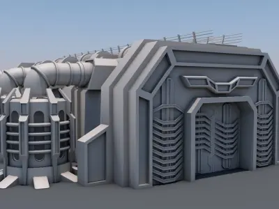 building space - base 3D model