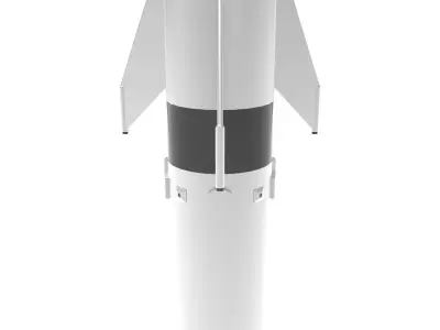 Spacex Starship  3D model