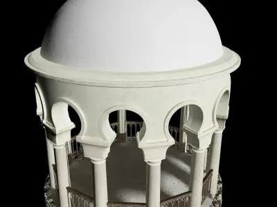 monument gazebo 3D model