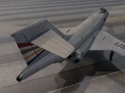 McDonnell F-101C Voodoo 3D model