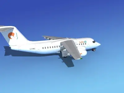 BAe 146-200 Belle Air 3D model