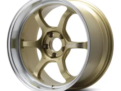 Yokohama Advan R6 Low-poly 3D model