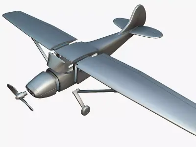 Cessna 170B - 3D Printable Model 3D print model