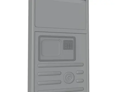 low poly model First aid kit for game engine 3d Model Low-poly 3D model