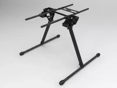 retractable landing gear octocopter Free 3D model