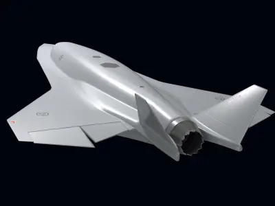FCAS UCAV 3D model