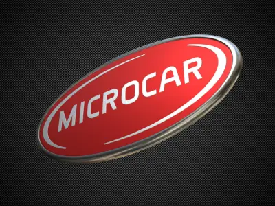 microcar logo 3D model