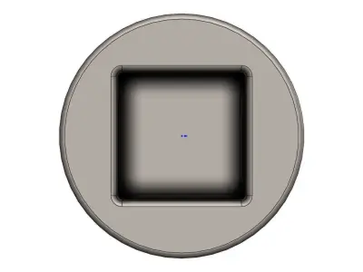 Long Socket Phillips Soquete Longo 3D model