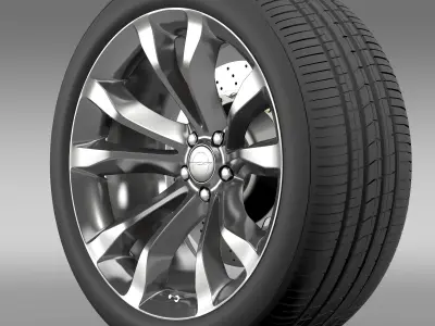 Chrysler 300C Platinum 2015 wheel 3D model