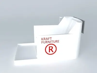 First Class Airplane Seat Free 3D model