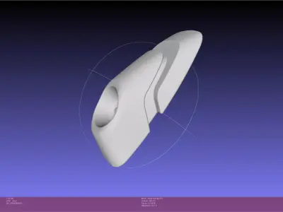 Evangelion Shinji Hairclip 3D print model