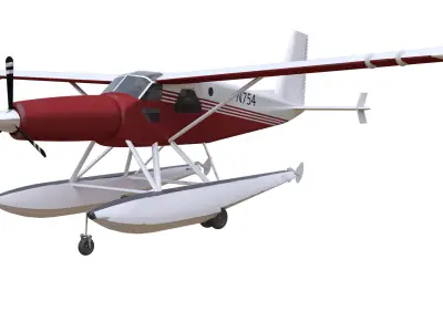 3D Plane - N754 Ugly Duck 3D model