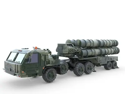 Antey collection military missile 3D model