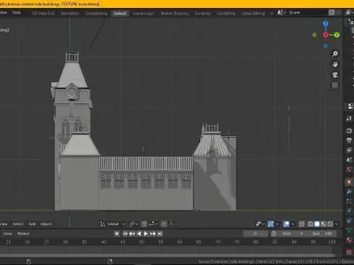 Medivel House At Just 03 Dollers Low-poly 3D model