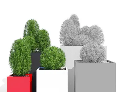 Pottery Pots nine part 1 3D model