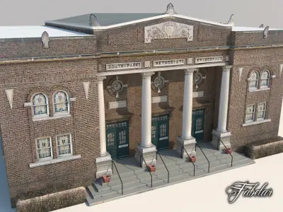 Building 08 3D model