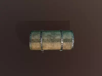 Chest  Free low-poly 3D model