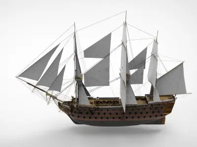 HMS Victory 3D model