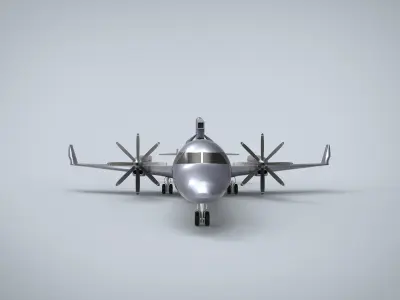 Saab 340 AEWC 3D model