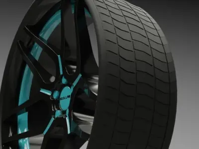 Adollar Alloy Rim Free 3D model