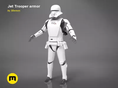 Jet Trooper full armor 3D print model