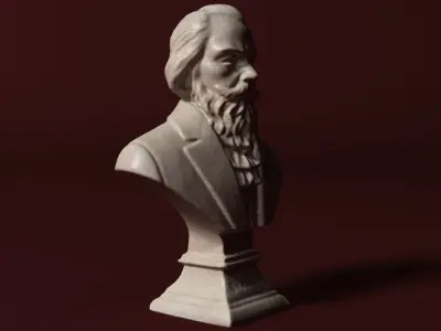 Brahms Bust 3D model