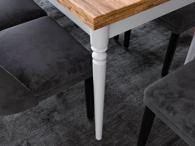WOOD TABLE MODEL  Free 3D model